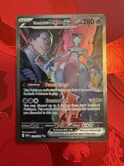 Pokemon Team Rocket's Mewtwo EX 231/182 Sv10 Destined Rivals Holo 280 HP Basic - Image 1