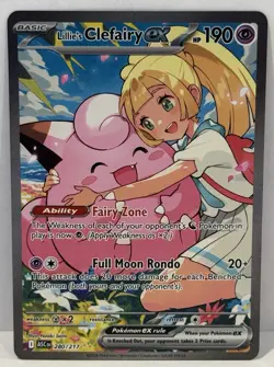 2026 Pokemon Lillie's Clefairy ex 280/217 Me: Ascended Heroes Holo - Image 1