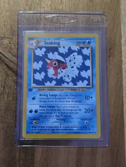 1st Edition Seaking NEAR MINT - 37/64 Neo Revelation 2001 - WOTC Pokemon TCG - Image 1