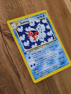 1st Edition Seaking NEAR MINT - 37/64 Neo Revelation 2001 - WOTC Pokemon TCG - Image 3