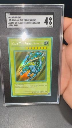 Yu-Gi-Oh! TCG Gaia The Fierce Knight Legend of Blue Eyes White Dragon LOB-EN006 - Image 2