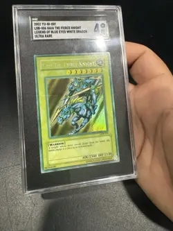 Yu-Gi-Oh! TCG Gaia The Fierce Knight Legend of Blue Eyes White Dragon LOB-EN006 - Image 5