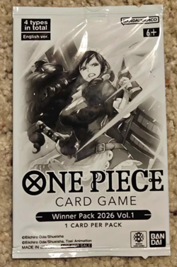 Winner Pack 2026 Vol 1 Sealed One Piece TCG Promo pack English - Image 1