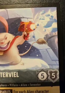 Dr. Hamsterviel - Infamous Scientist 186/204 Rare Winterspell Disney Lorcana TCG - Image 3