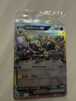 Pokemon Prismatic Evolutions Umbreon ex 060/131 Surprise Box Stamped Sealed - Image 3