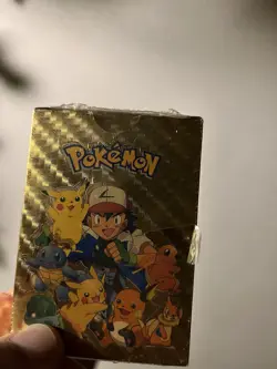 Pokemon gold Sealed Card Deck Set 55 Card Set No Duplicates - Image 1