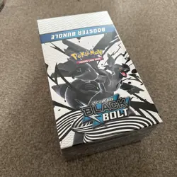 Pokemon TCG Black Bolt Booster Bundle Display Case (10 Bundles) SEALED - Image 1