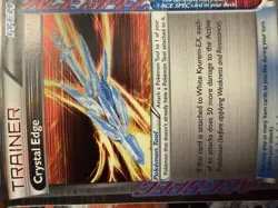 Pokemon TCG White Kyurem EX & Crystal Edge ACE SPEC Black & White 2 Card Lot - Image 5