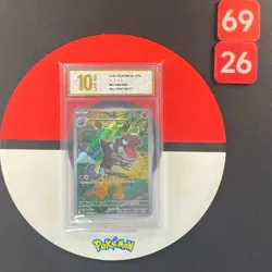 2026 Pokemon Japanese Card Tyrunt M3 089/080 AR Munikis Nihil Zero MEGA Grade10 - Image 1