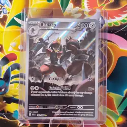 Pokemon TCG SV Black Bolt Bisharp Illustration Rare Card 143/086 NM - Image 1