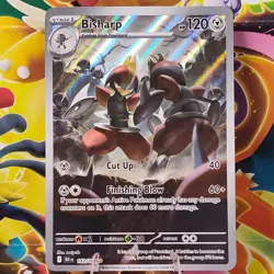 Pokemon TCG SV Black Bolt Bisharp Illustration Rare Card 143/086 NM - Image 3