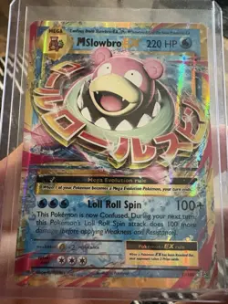 Pokemon Mega Slowbro EX Holo Card 220 HP Rare 26/108 Evolutions - Image 1