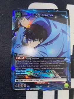 Solo Leveling Union Arena Sung Jinwoo 047 Release Event Participation Foil Card - Image 2