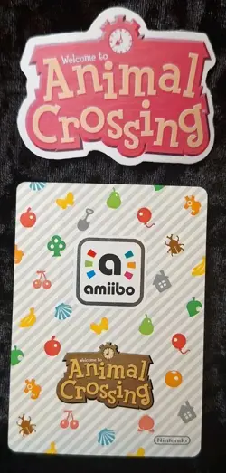 Animal Crossing Nintendo Amiibo Card Vesta #190 Card Stock Authentic - Image 2