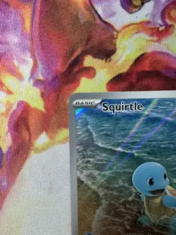 Pokemon Squirtle Illustration Rare Holo Sv: Scarlet & Violet 151 170/165 Card NM - Image 2