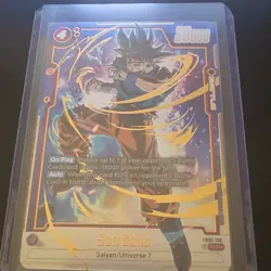 Bandai Dragon Ball Super Card Game FB01 Son Goku FB01-139 Battle Foil SCR - Image 1