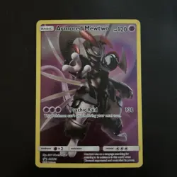 Pokemon TCG 2019 Armored Mewtwo SM228 Black Star Promo Card Near Mint Condition - Image 1
