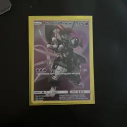 Pokemon TCG 2019 Armored Mewtwo SM228 Black Star Promo Card Near Mint Condition - Image 3
