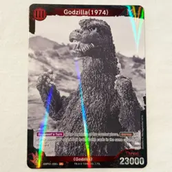 Godzilla Card Game EBP01-006+ P Godzilla (1974) Foil NM - Image 1