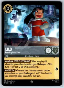 Lilo - Best Explorer Ever Fabled 174/204 NM Lorcana Card - Image 1