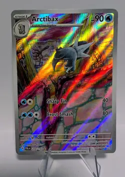 Arctibax 209/193 IR Illustration Rare Paldea Evolved SV02 Pokemon Card - Image 1