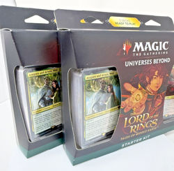 x2 Magic Lord of the Rings Starter Kit / Box Rip / TWO SEALED MTG LOTR + CODES 195166205717 - Image 1