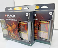 x2 Magic Lord of the Rings Starter Kit / Box Rip / TWO SEALED MTG LOTR + CODES 195166205717 - Image 2