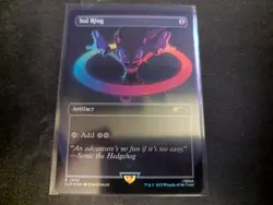 MTG Magic the Gathering FOIL Sol Ring Borderless SLD! - Image 1