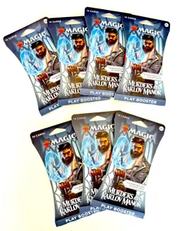 Lot of (7) MURDERS AT KARLOV MANOR PLAY Booster packs Magic The Gathering MTG - Image 1