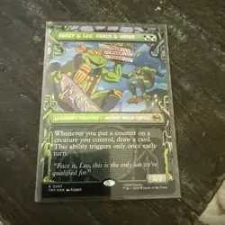 Mikey & Leo, Chaos & Order (Showcase) Teenage Mutant Ninja Turtles full art foil - Image 1