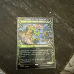 Mikey & Leo, Chaos & Order (Showcase) Teenage Mutant Ninja Turtles full art foil - Image 3