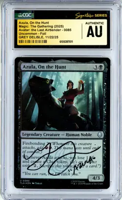 CGC Authentic Signed Grey Delisle Azula, On the Hunt Avatar: The Last Airbender - Image 1