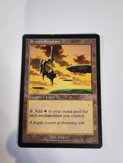Serra's Sanctum Urza's Saga Regular HP! Rough dirty surface. - Image 1
