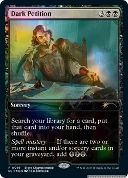 Dark Petition [GAME - 19] - NM [Foil] TCG MTG - Image 1
