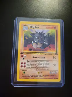 Rhydon Card 45/64 1st Edition Jungle Set Pokemon 1999 - Image 2