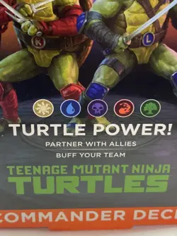 Magic The Gathering Teenage Mutant Ninja Turtles Commander Deck Turtle Power New - Image 3