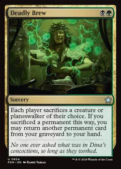 MTG Deadly Brew ** Foundations ** English (NM) - Image 1