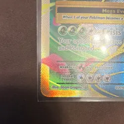 Pokemon TCG M Venusaur EX 100/108 Evolutions Full Art Ultra Rare Holo 2016 - Image 2