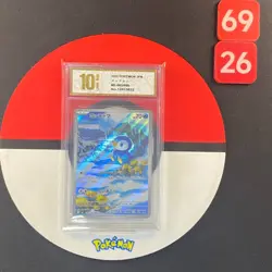 2025 Piplup AR M2-085/080 Alt Art Inferno X Pokemon Card Japanes Grade10 - Image 1