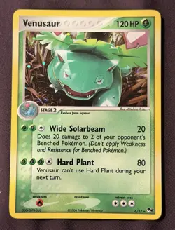Pokemon Venusaur Holo Rare 006/017 POP Series 2 120HP Stage 2 2006 Card - Image 1