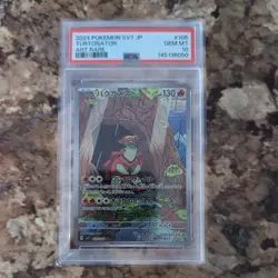 2024 POKEMON JPN SV7-STELLAR MIRACLE ART RARE #105 TURTONATOR PSA 10 - Image 1