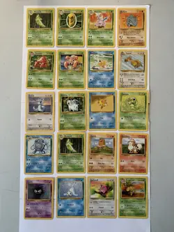 Base Set 2 Pokemon Card Lot - 20 Card Lot Vintage - Image 1