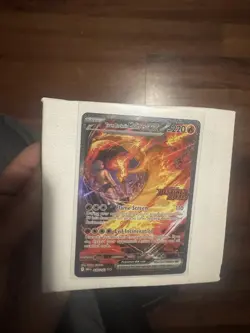 Pokemon Team Rocket's Moltres EX SIR Stamped Promo Destined Rivals 229/182 NM - Image 4