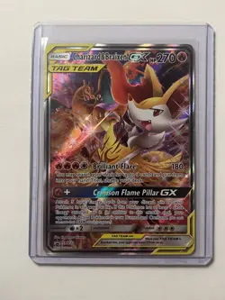 Charizard & Braixen GX SM230 Holo Pokemon Black star Promo Pokemon TCG - Image 1