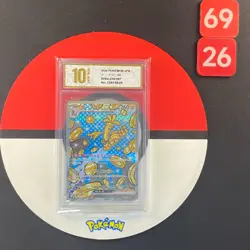 2024 Pokemon Japanese Gholdengo ex SAR SV8a-220/187 Terastal Festival Grade10 - Image 1