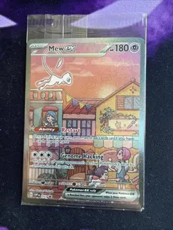 Mew ex SVP 053 Pokemon TCG Scarlet Violet 151 Black Star Promo Full Art SEALED - Image 1