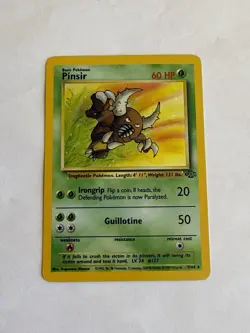 Pokemon TCG Pinsir Jungle 9/64 Holo Unlimited Holo Rare - Image 1