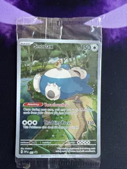 Snorlax SVP EN 051 Black Star Promo Scarlet & Violet Pokemon 151 Card - SEALED - Image 1