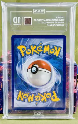 2026 POKEMON EN ASCENDED HEROES ILLUSTRATION RARE #226 PSYDUCK TAG 10 GEM - Image 2