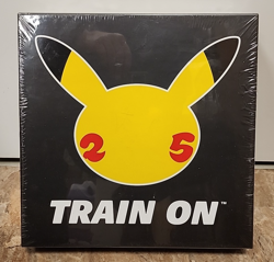 Pokemon 25th Anniversary Train On Store Promotional Marketing Kit - New Sealed - Image 1